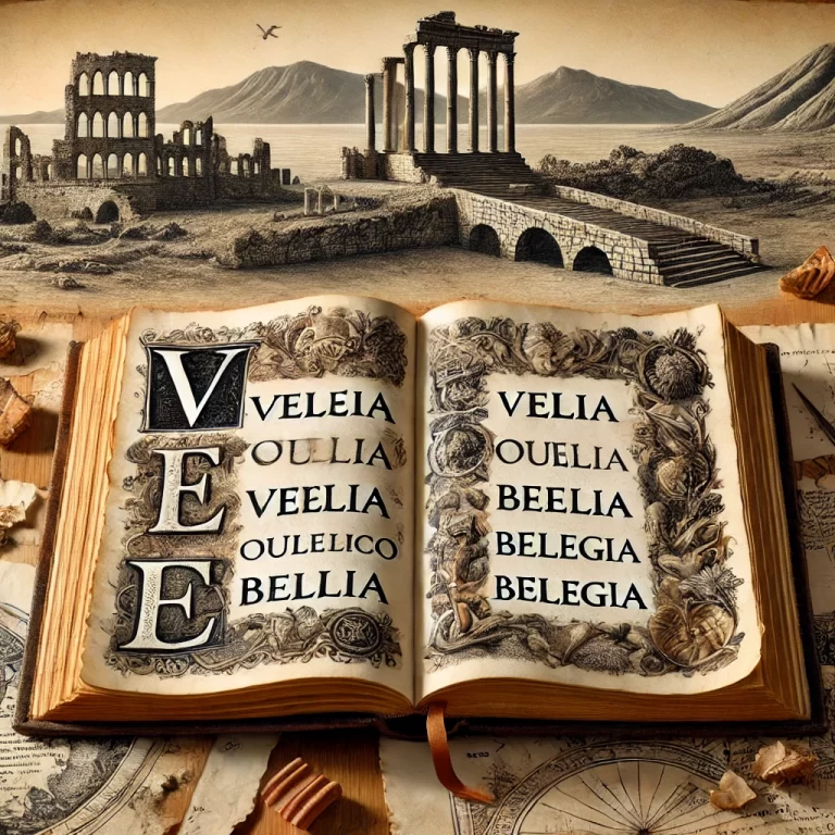 Veleia, Velia, Oueleia, Beleia, Belegia